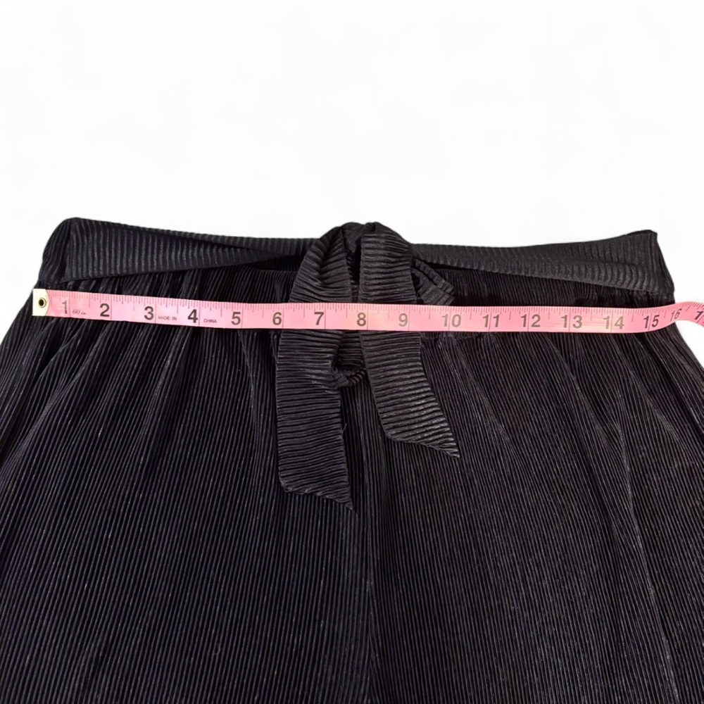 Ellen Tracy Women’s Medium Navy Smocked Waist Wide Leg Pants - Picture 6 of 6